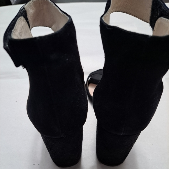 Jeffery Campbell Lindsey Black Suede Heels Size 6 - Picture 4 of 10